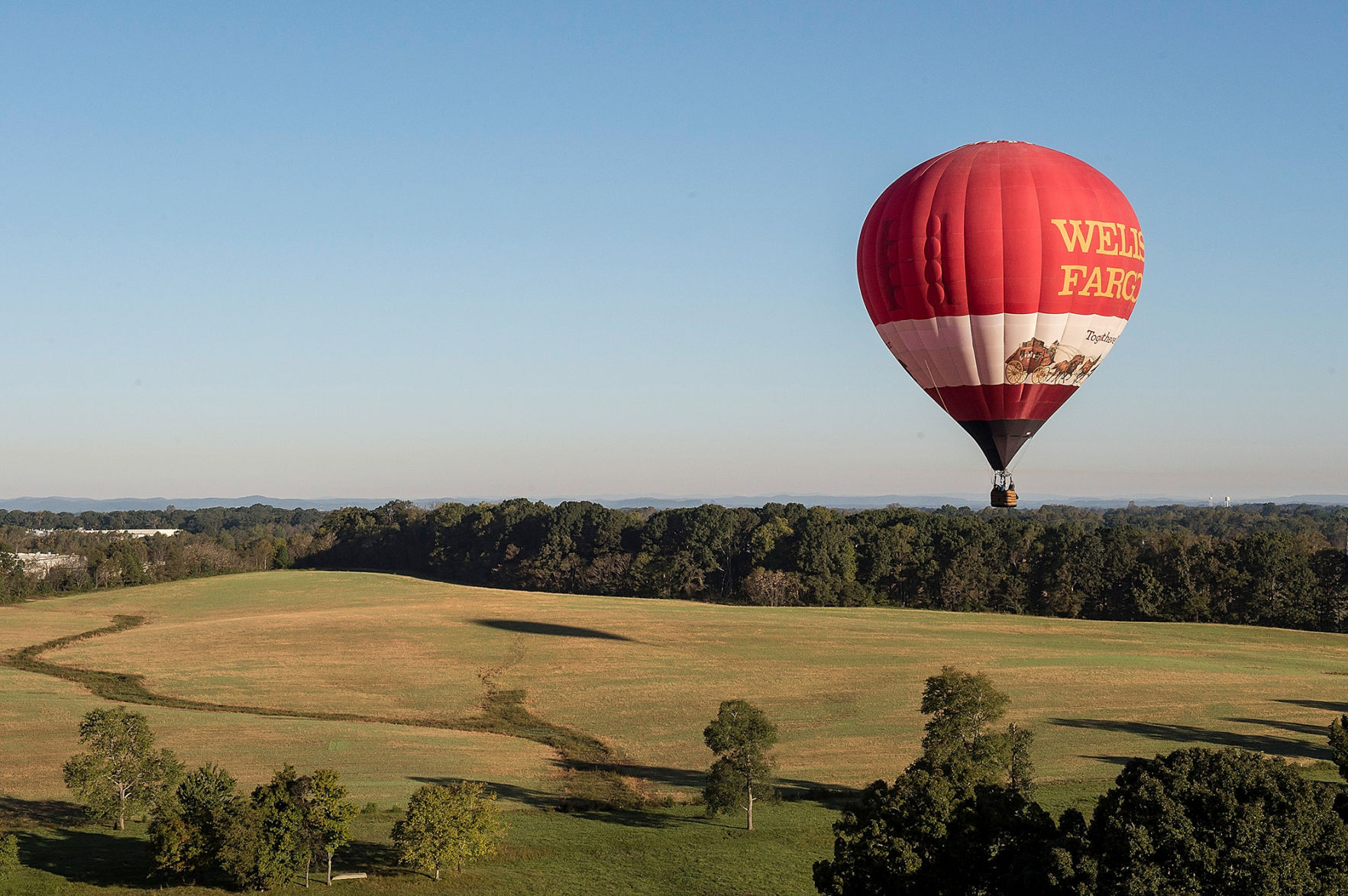 Hot air balloon ride